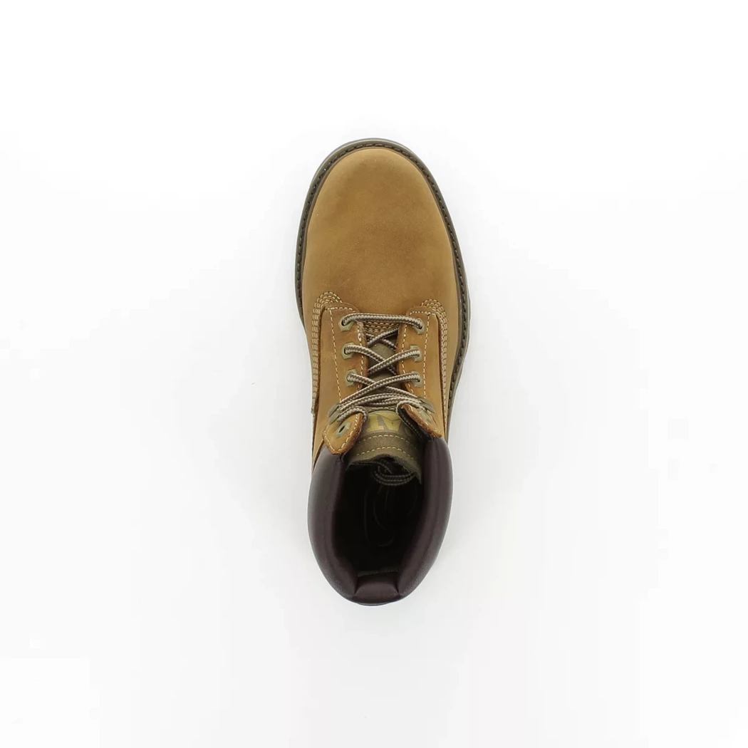 Image (6) de la chaussures Caterpillar - Bottines Marron en Cuir