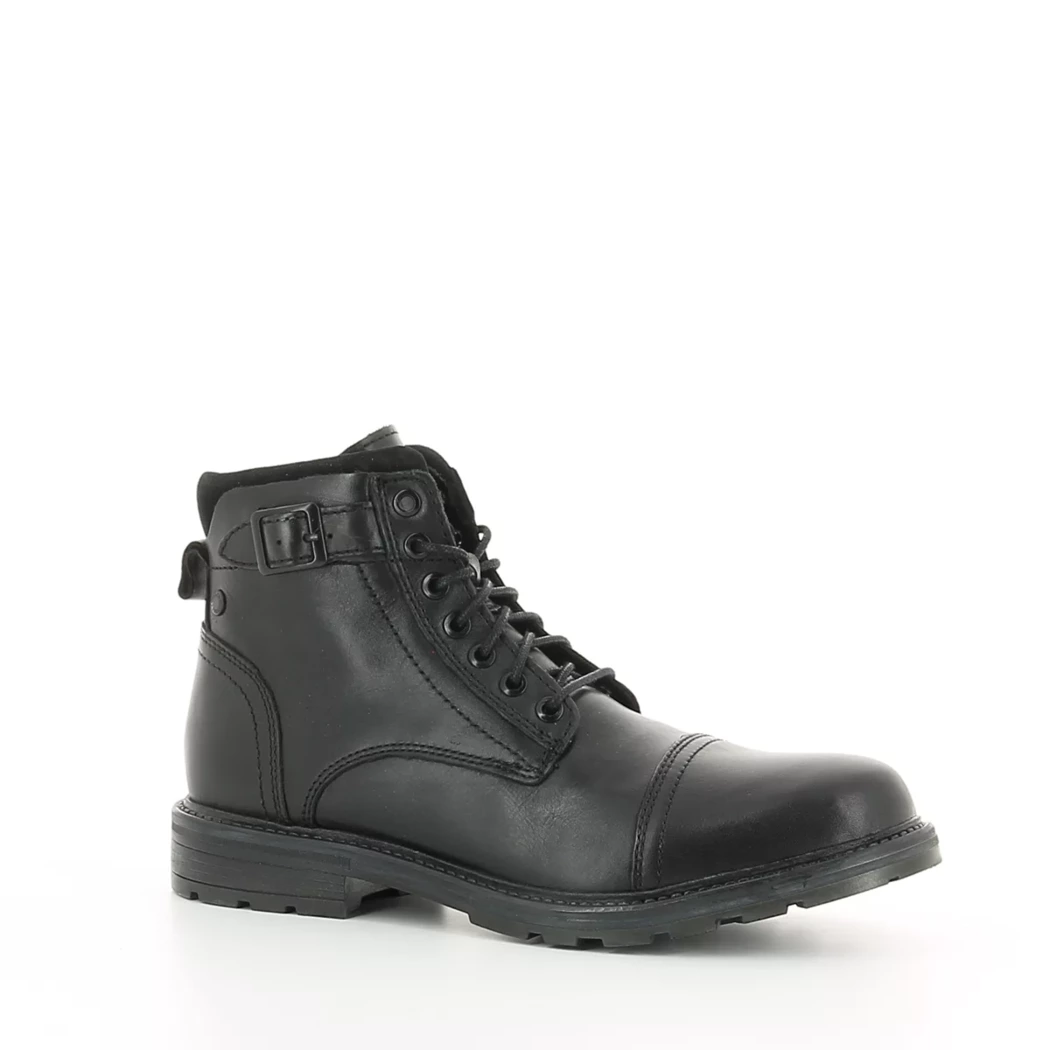 Image (1) de la chaussures Jack & Jones - Bottines Noir en Cuir Image (1) de la chaussures Jack & Jones - Bottines Noir en Cuir