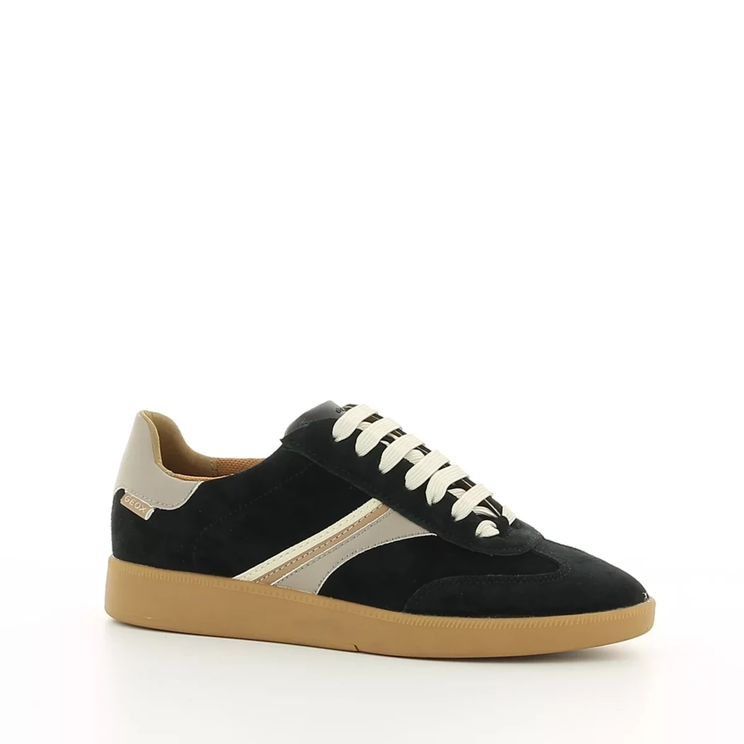 Image (1) de la chaussures Geox - Baskets Noir en Cuir nubuck