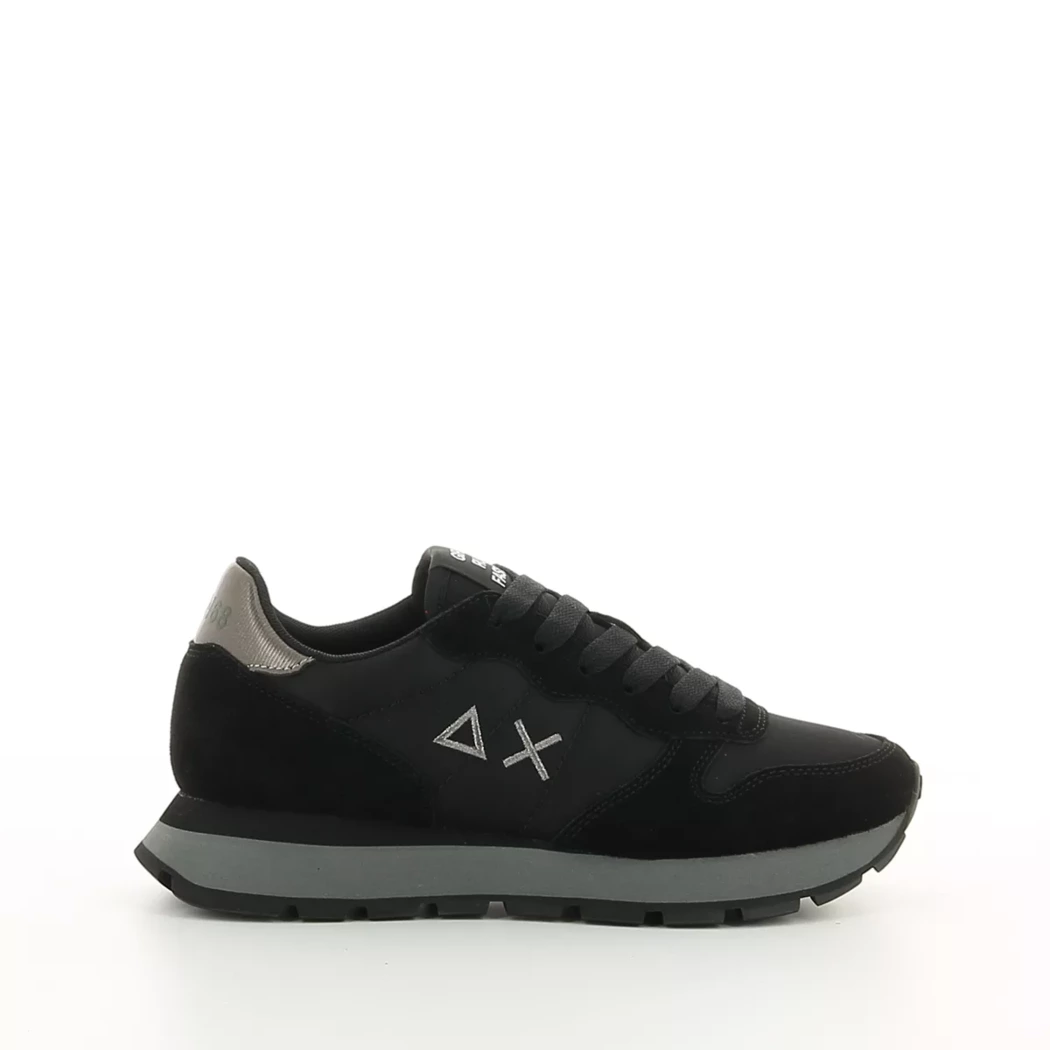 Image (2) de la chaussures Sun68 - Baskets Noir en Cuir nubuck