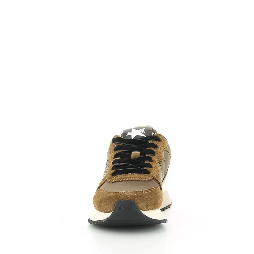 Image (5) de la chaussures Sun68 - Baskets Taupe en Cuir nubuck