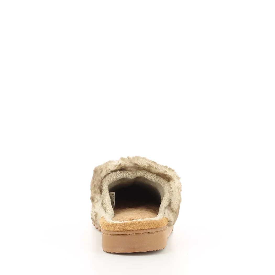 Image (3) de la chaussures Isotoner - Pantoufles et Chaussons Cuir naturel / Cognac en Textile