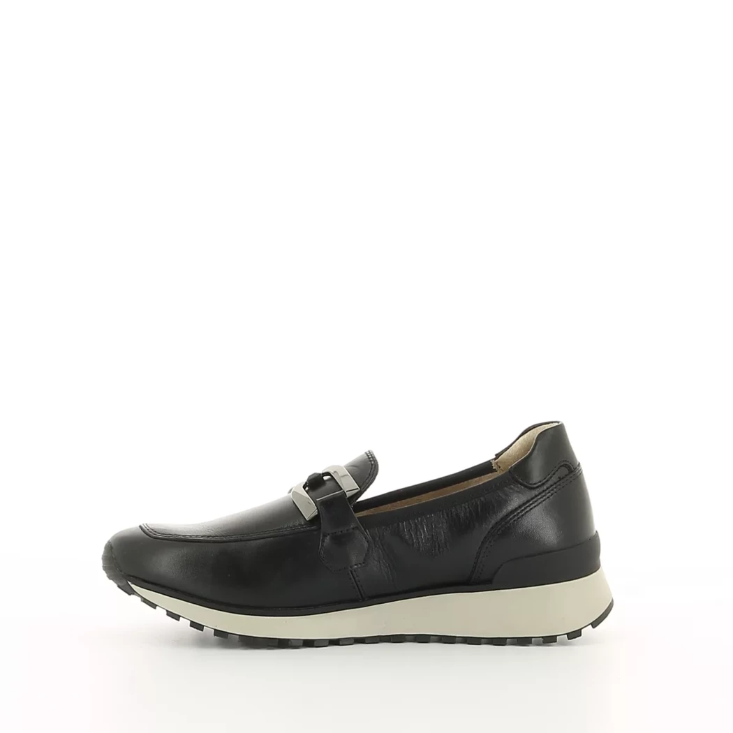 Image (4) de la chaussures Caprice - Mocassins Noir en Cuir