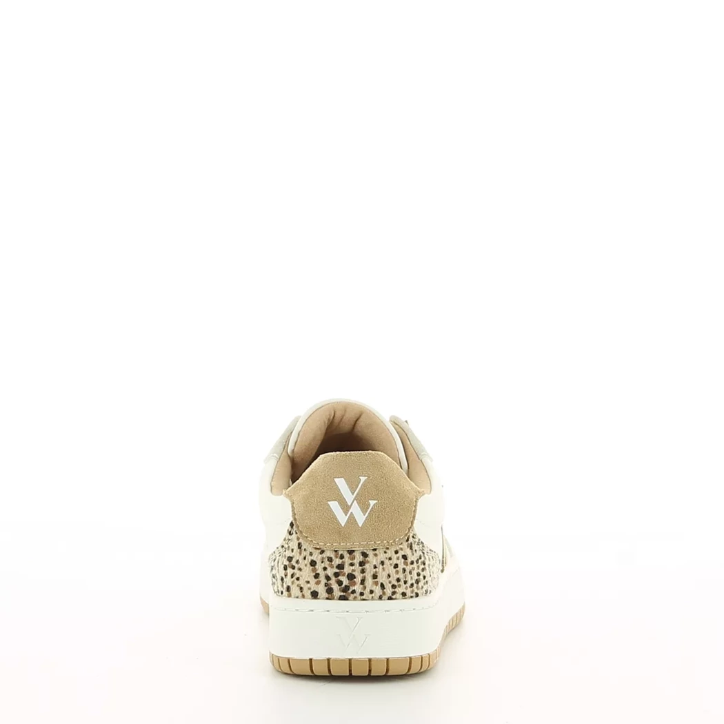 Image (3) de la chaussures Vanessa Wu - Baskets Blanc en Cuir synthétique