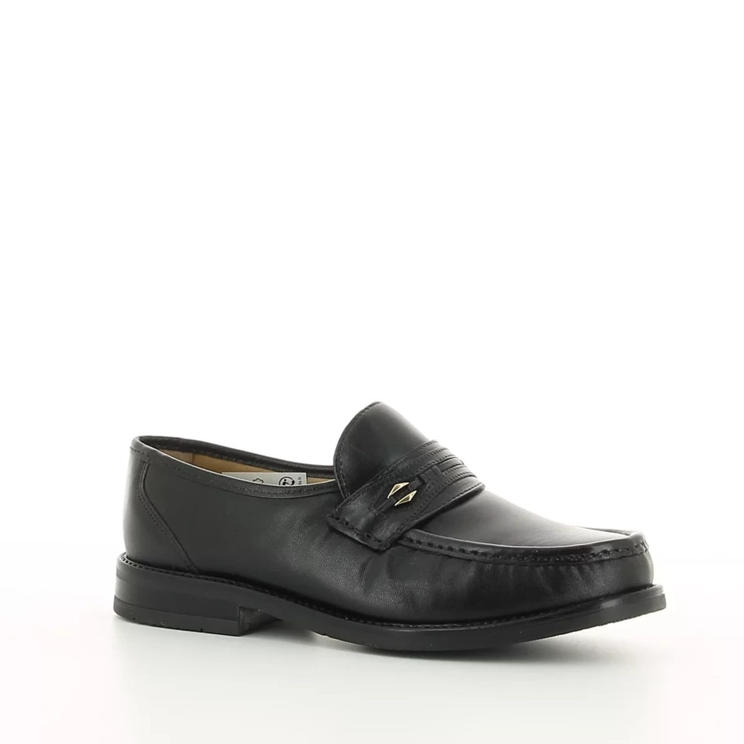 Image (1) de la chaussures Off Shore - Mocassins Noir en Cuir