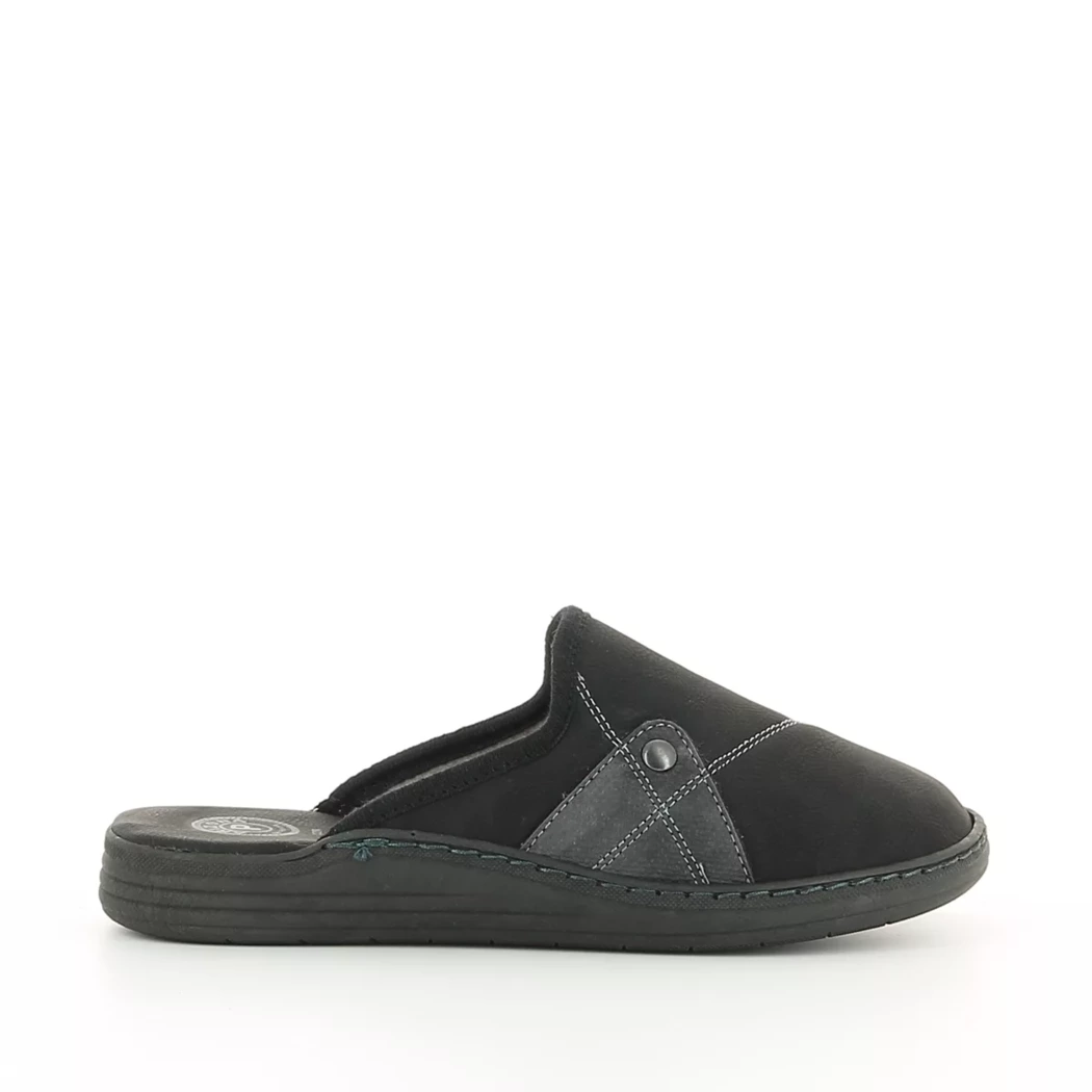 Image (2) de la chaussures OUF!... - Pantoufles et Chaussons Noir en Cuir synthétique