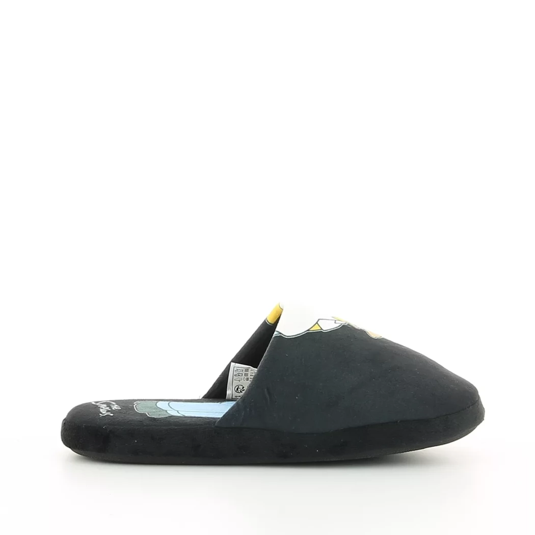 Image (2) de la chaussures Simpsons - Pantoufles et Chaussons Noir en Textile