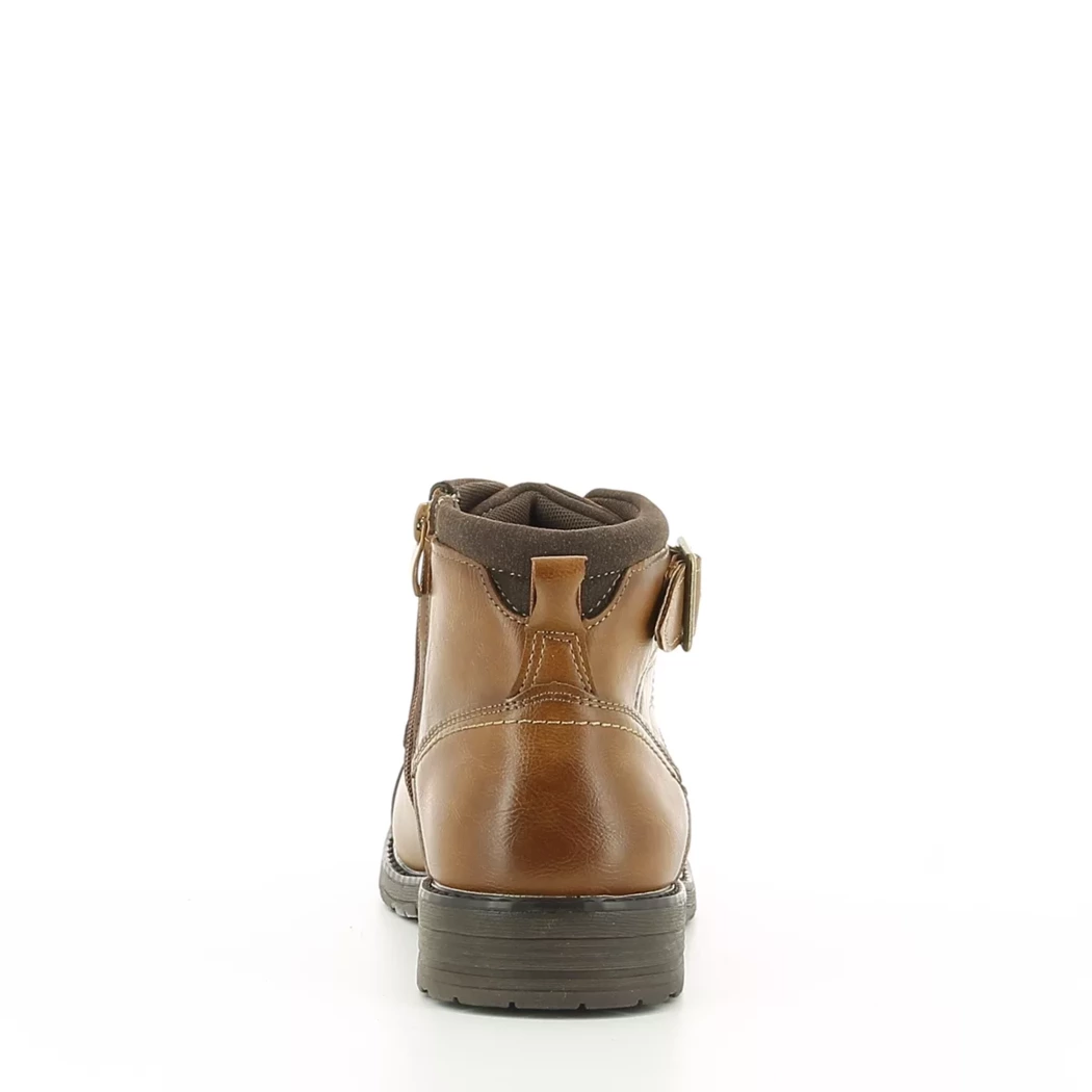 Image (3) de la chaussures Campus - Bottines Cuir naturel / Cognac en Cuir synthétique