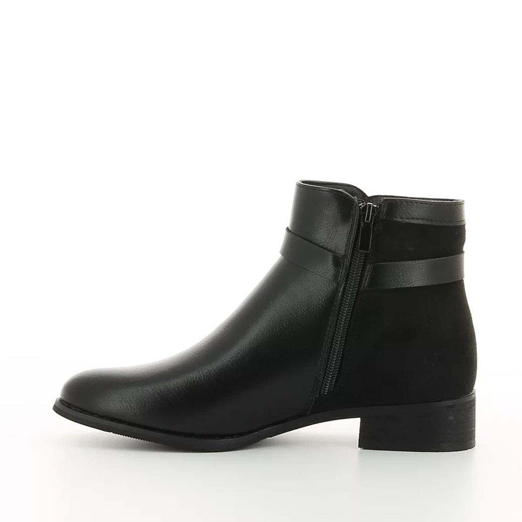 Image (4) de la chaussures Smart Standard - Boots Noir en Cuir synthétique