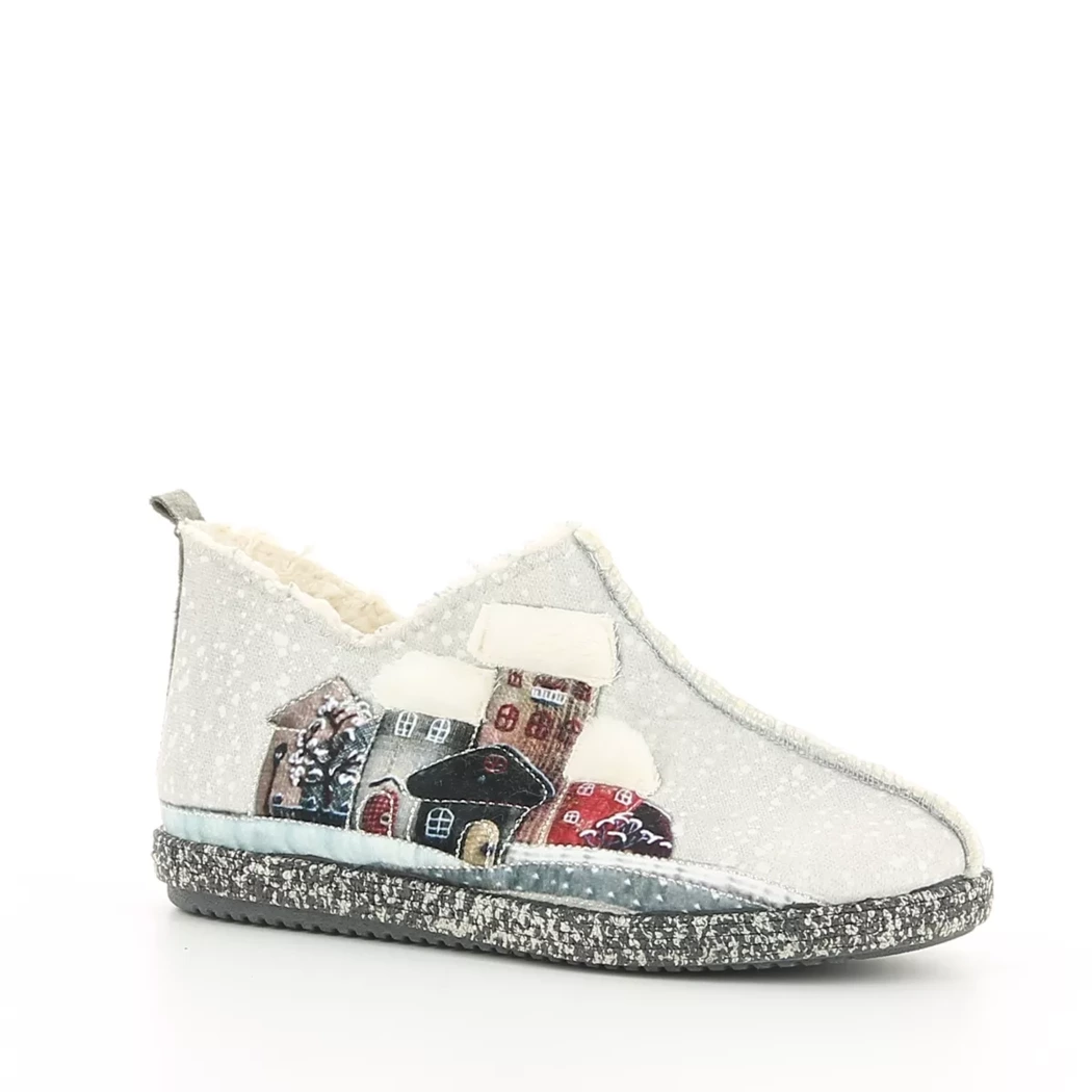 Image (1) de la chaussures OUF!... - Pantoufles et Chaussons Gris en Textile