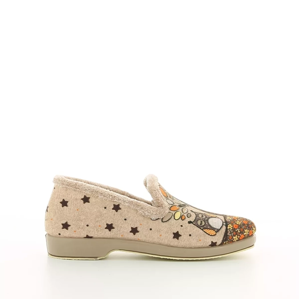Image (2) de la chaussures OUF!... - Pantoufles et Chaussons Beige en Textile