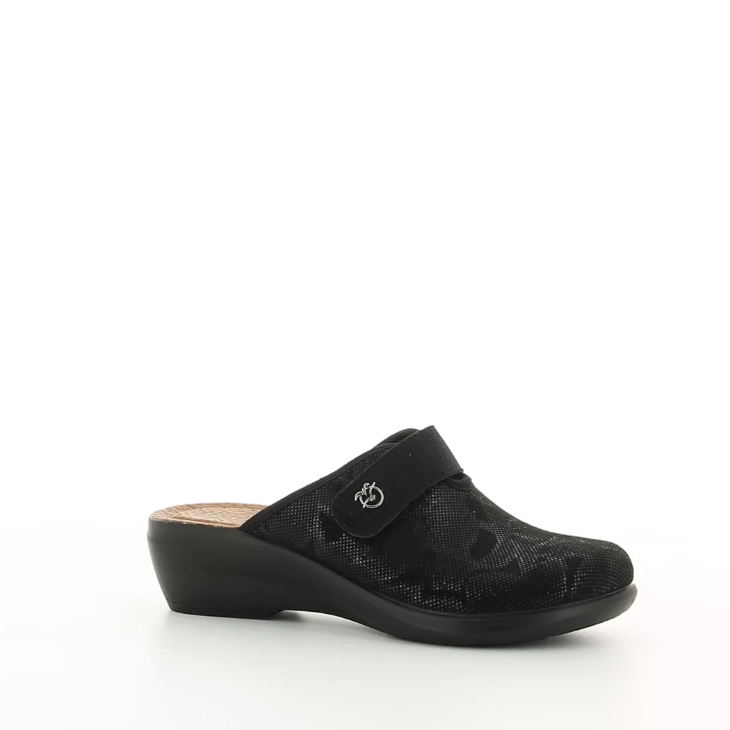 Image (1) de la chaussures Fly Flot - Pantoufles et Chaussons Noir en Cuir nubuck