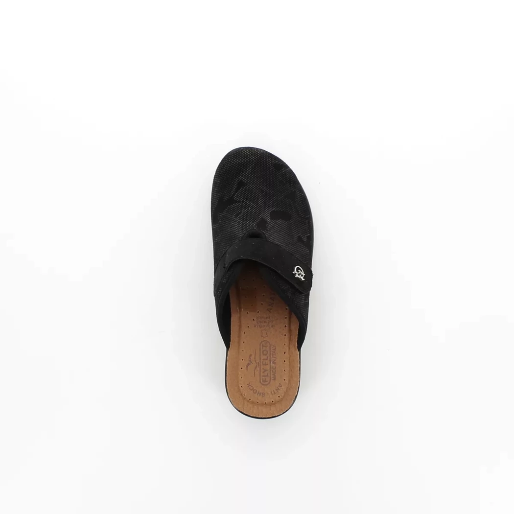 Image (6) de la chaussures Fly Flot - Pantoufles et Chaussons Noir en Cuir nubuck