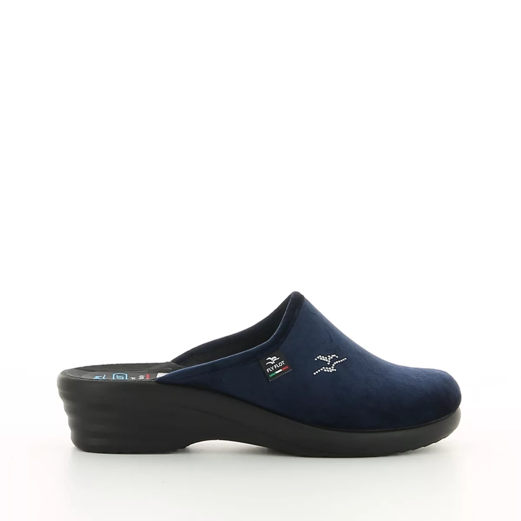 Image (2) de la chaussures Fly Flot - Pantoufles et Chaussons Bleu en Textile
