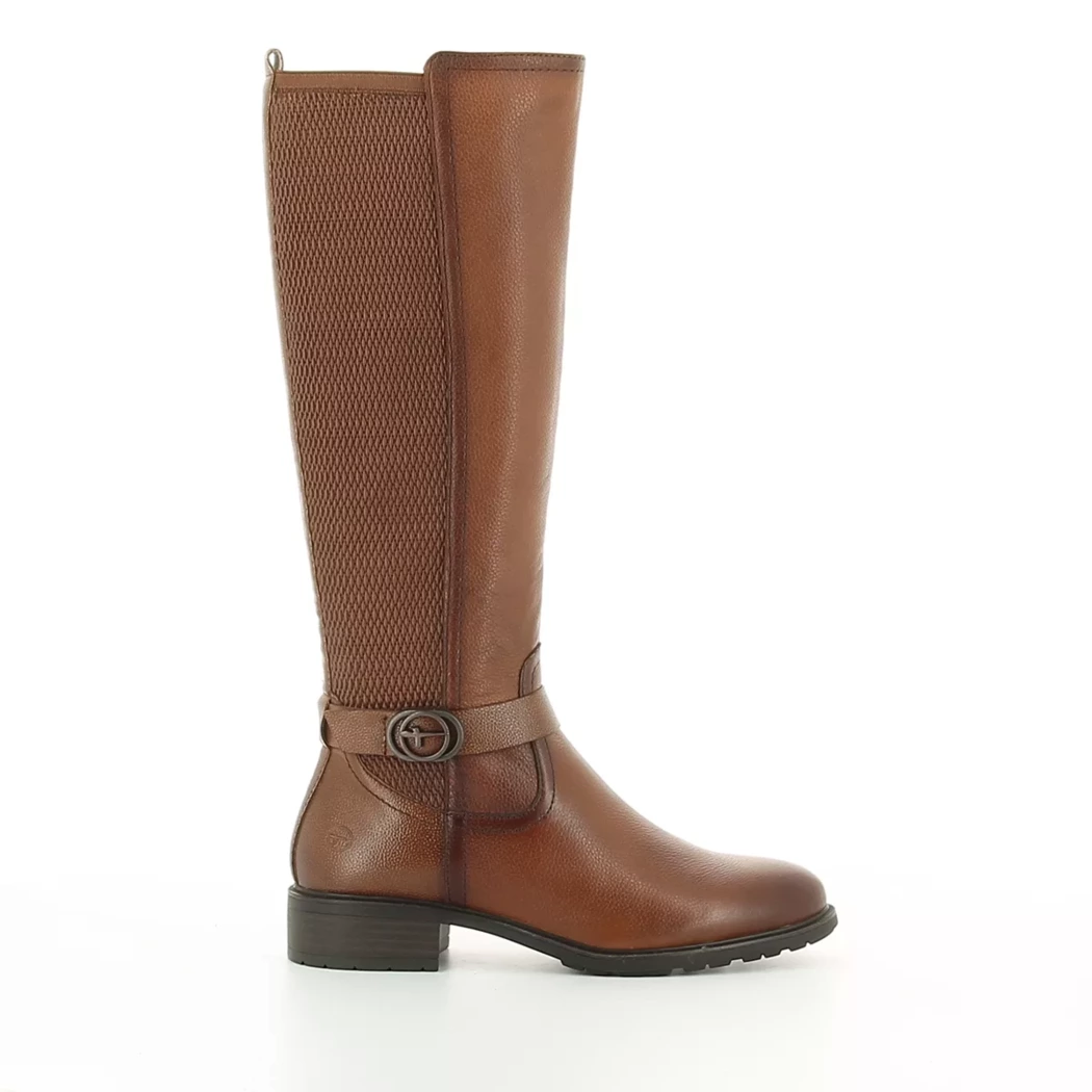 Image (2) de la chaussures Tamaris - Bottes Cuir naturel / Cognac en Cuir et textile Image (2) de la chaussures Tamaris - Bottes Cuir naturel / Cognac en Cuir et textile