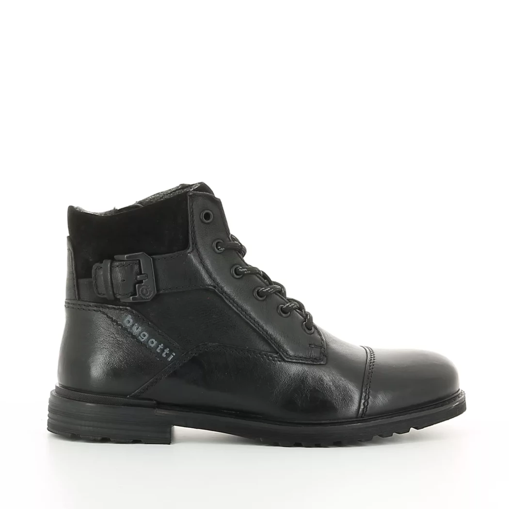 Image (2) de la chaussures Bugatti - Bottines Noir en Cuir Image (2) de la chaussures Bugatti - Bottines Noir en Cuir