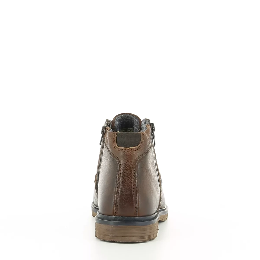 Image (3) de la chaussures Bugatti - Bottines Marron en Cuir Image (3) de la chaussures Bugatti - Bottines Marron en Cuir