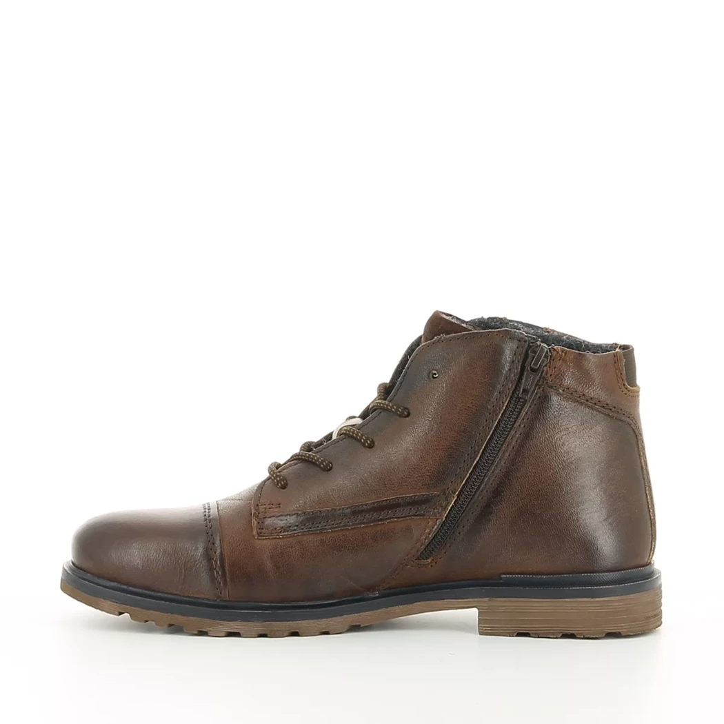 Image (4) de la chaussures Bugatti - Bottines Marron en Cuir Image (4) de la chaussures Bugatti - Bottines Marron en Cuir