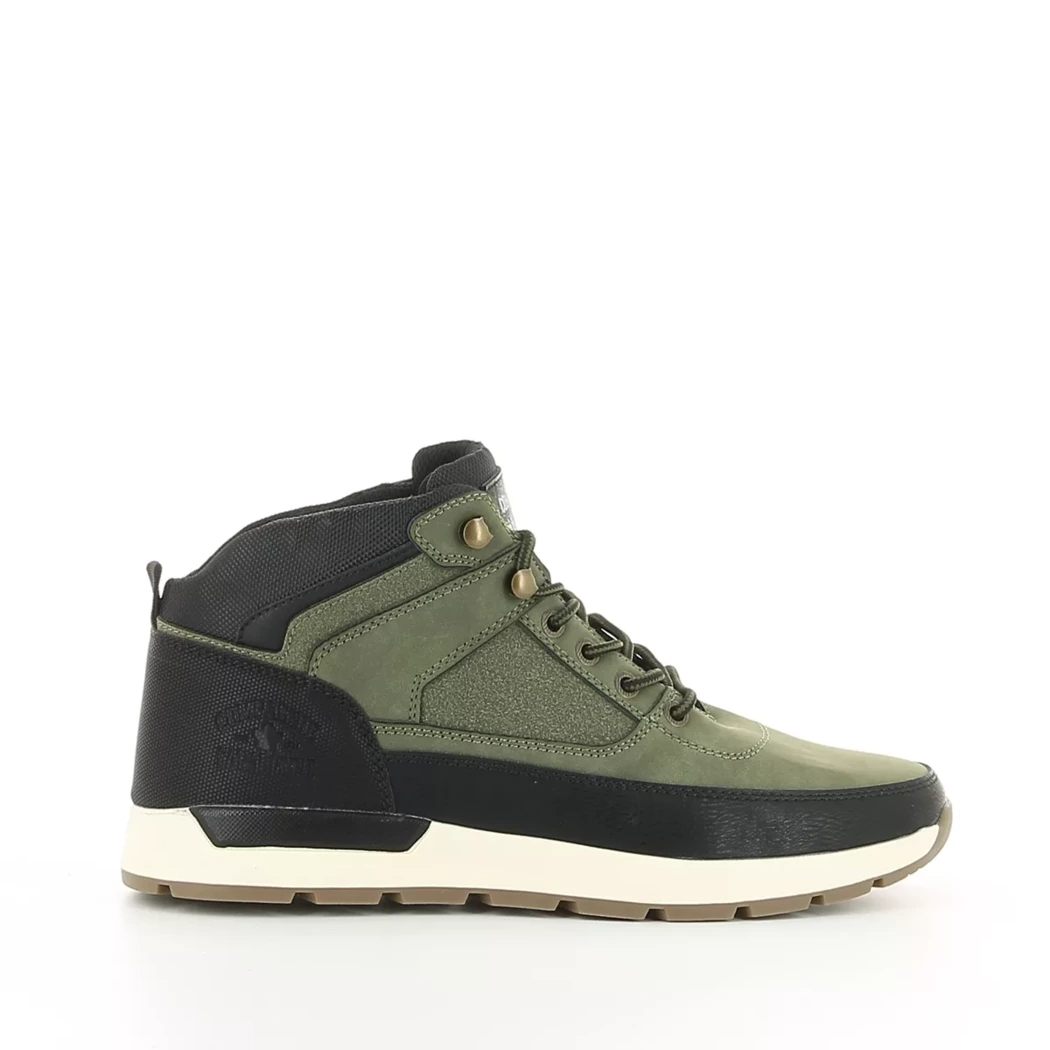 Image (2) de la chaussures Cie Canadienne - Bottines Vert en Cuir synthétique