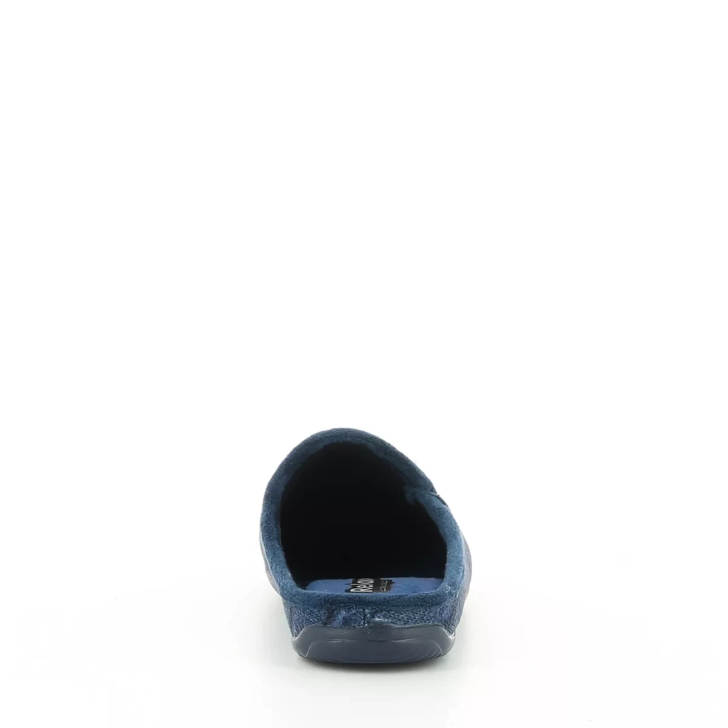 Image (3) de la chaussures Relax - Pantoufles et Chaussons Bleu en Textile