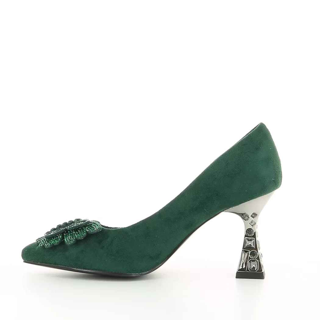Image (4) de la chaussures Misstyl by Laura Vita - Escarpins Vert en Cuir synthétique