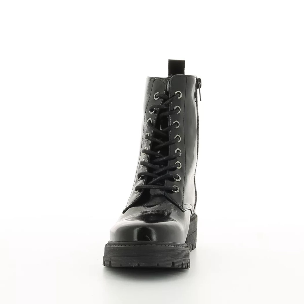 Image (5) de la chaussures Hee - Bottines Noir en Cuir vernis