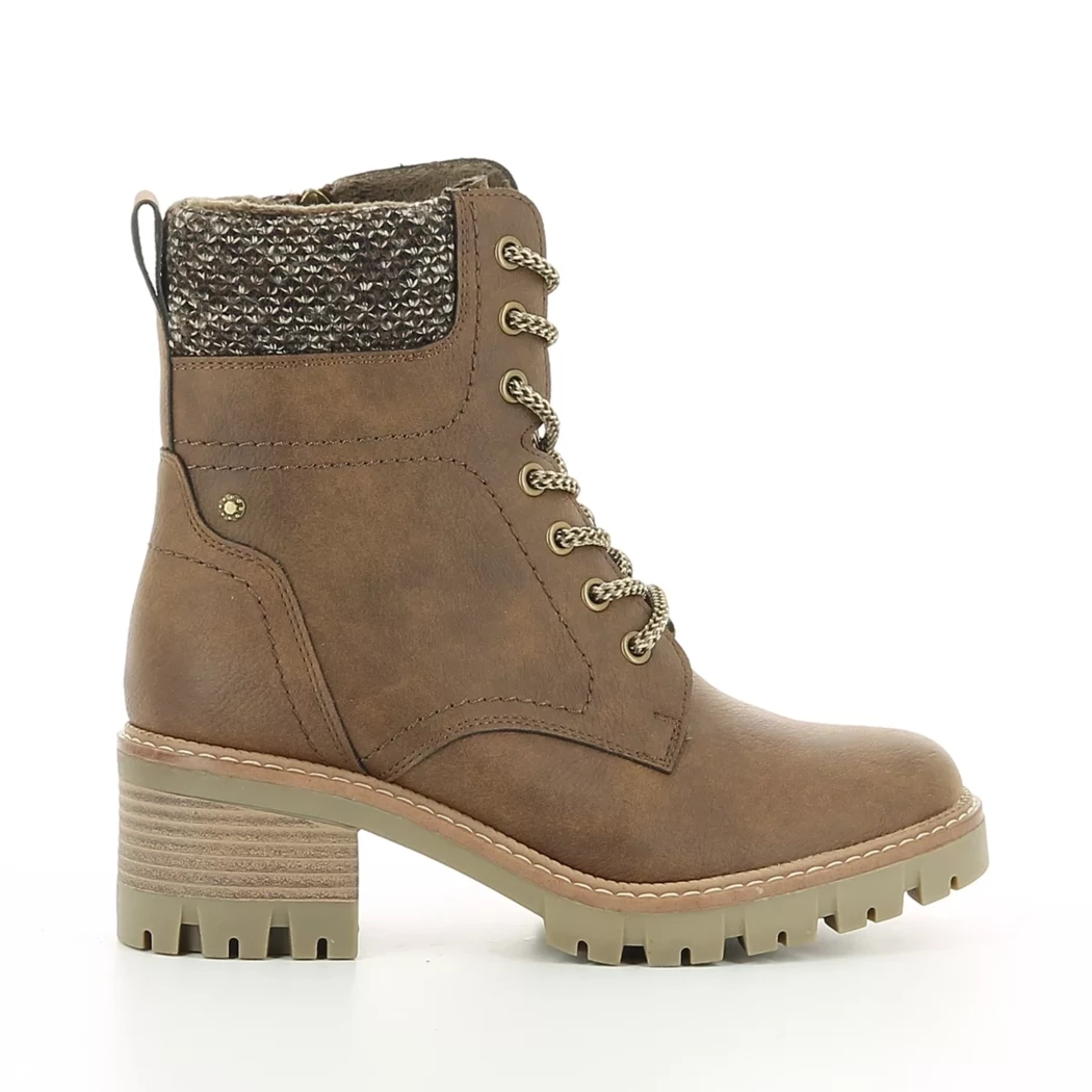 Image (2) de la chaussures Relife - Bottines Cuir naturel / Cognac en Cuir synthétique