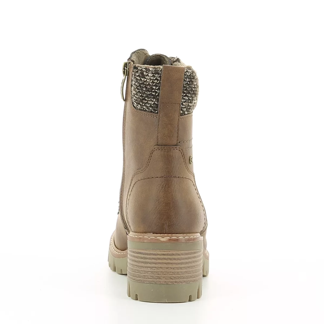 Image (3) de la chaussures Relife - Bottines Cuir naturel / Cognac en Cuir synthétique