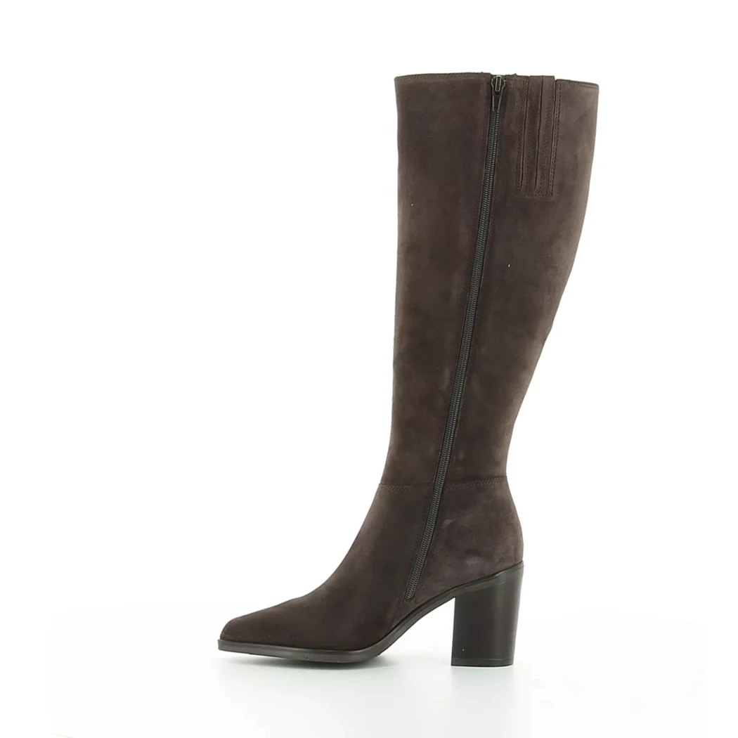 Image (4) de la chaussures Free Monday - Bottes Marron en Cuir nubuck