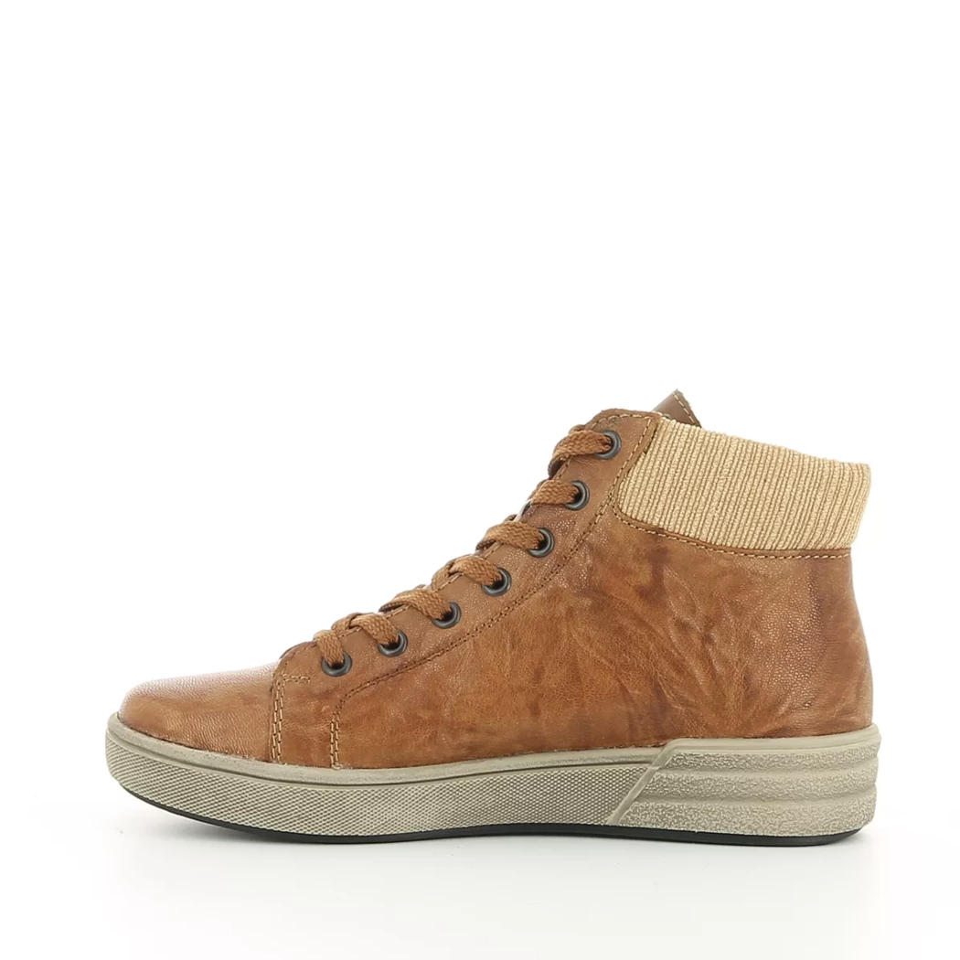 Image (4) de la chaussures Rieker - Bottines Cuir naturel / Cognac en Cuir