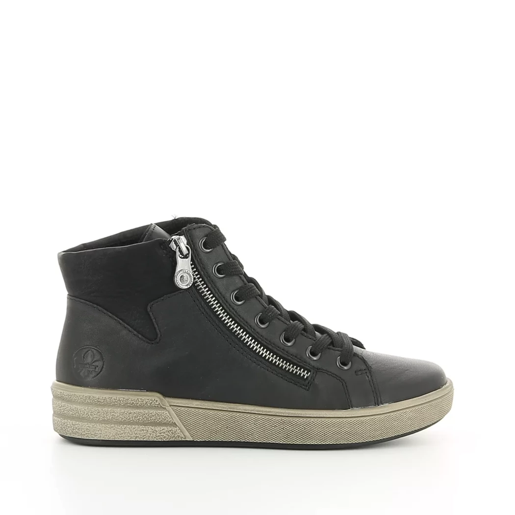 Image (2) de la chaussures Rieker - Bottines Noir en Cuir