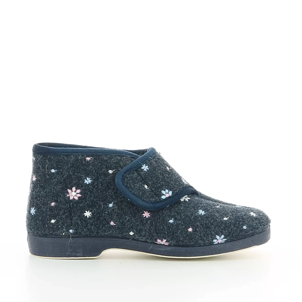 Image (2) de la chaussures Doctor Cutillas - Pantoufles et Chaussons Bleu en Textile