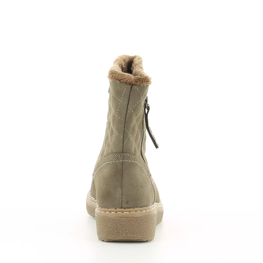 Image (3) de la chaussures Divina - Boots Taupe en Cuir synthétique