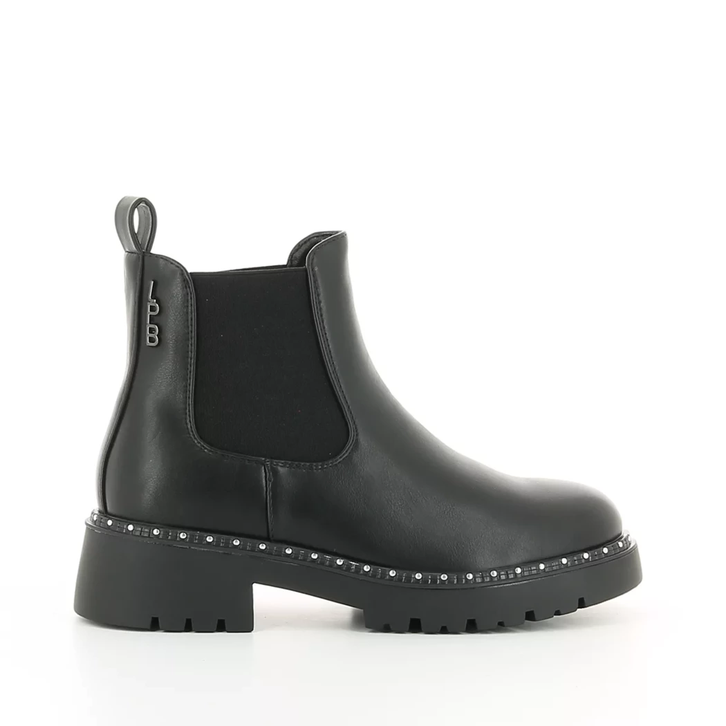 Image (2) de la chaussures Les petites bombes - Boots Noir en Cuir synthétique
