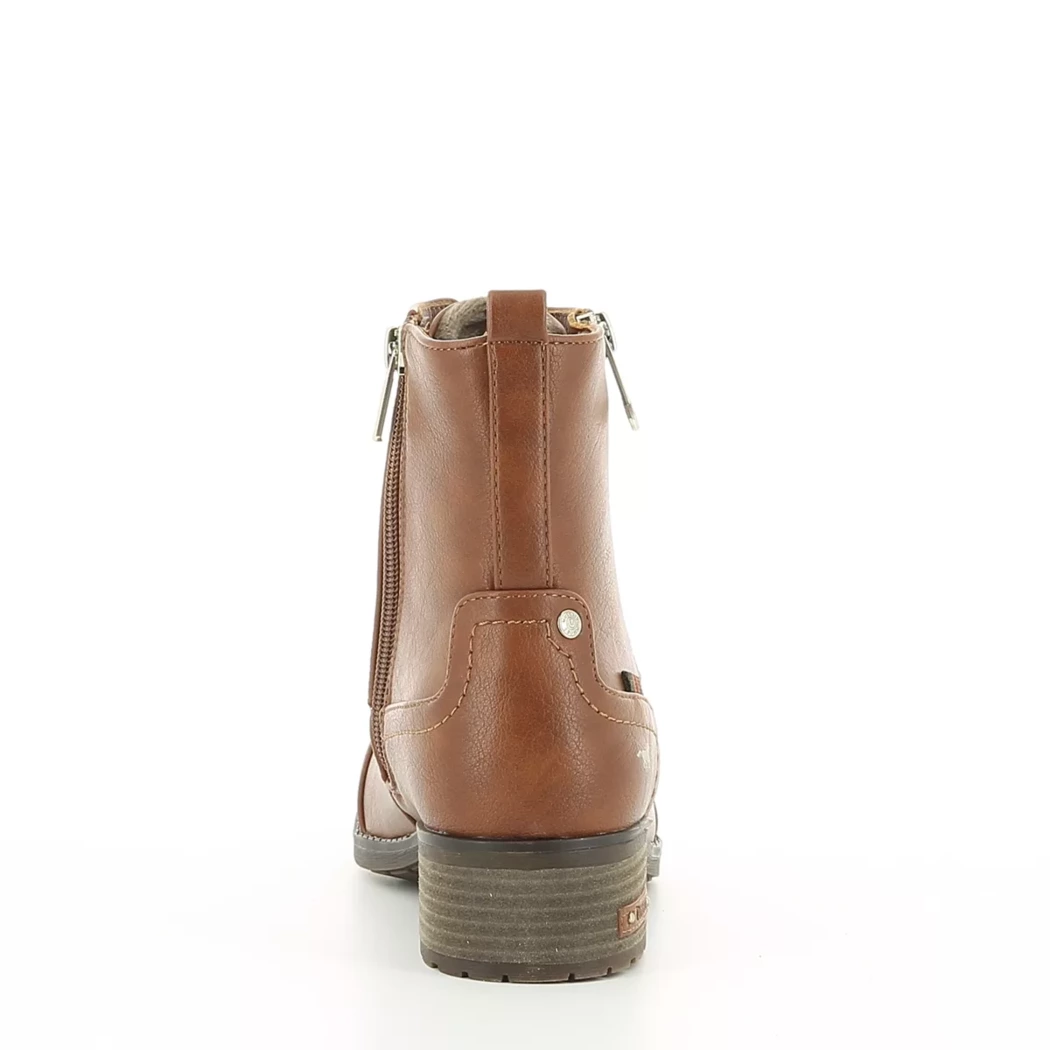 Image (3) de la chaussures Mustang - Bottines Cuir naturel / Cognac en Cuir synthétique