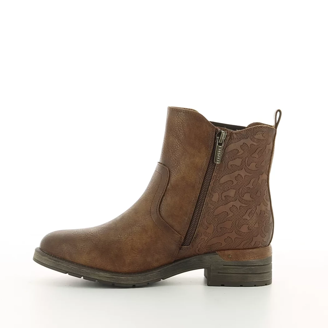 Image (4) de la chaussures Mustang - Boots Cuir naturel / Cognac en Cuir synthétique