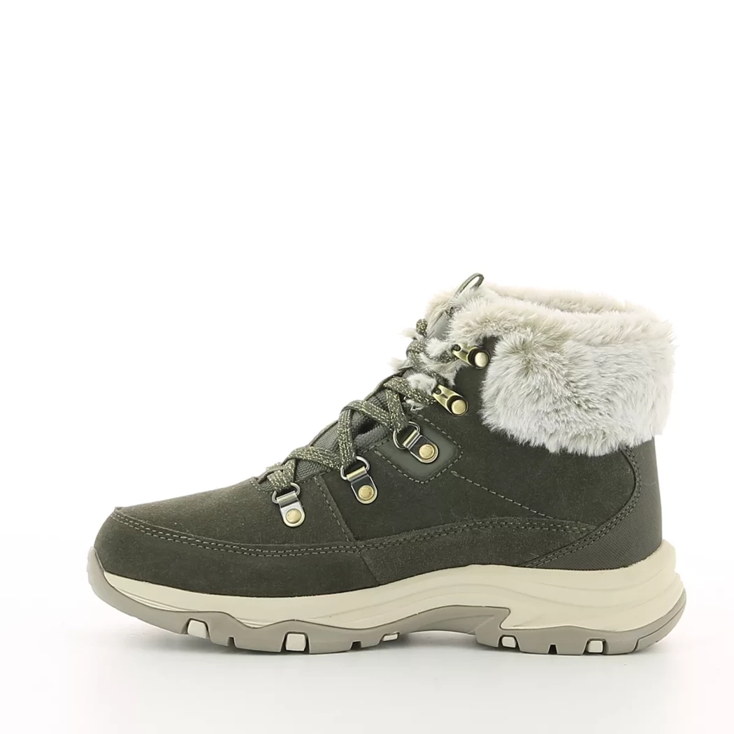 Image (4) de la chaussures Skechers - Bottines Vert en Cuir nubuck