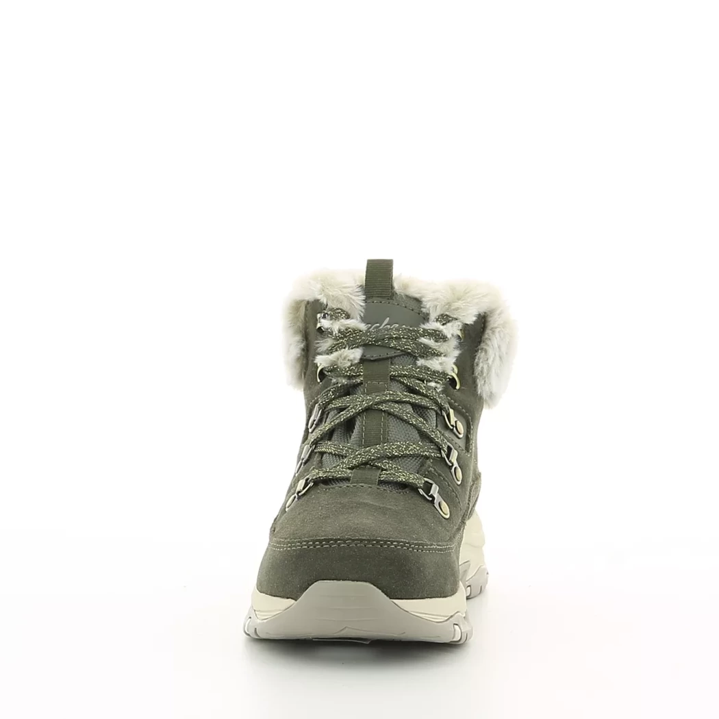 Image (5) de la chaussures Skechers - Bottines Vert en Cuir nubuck