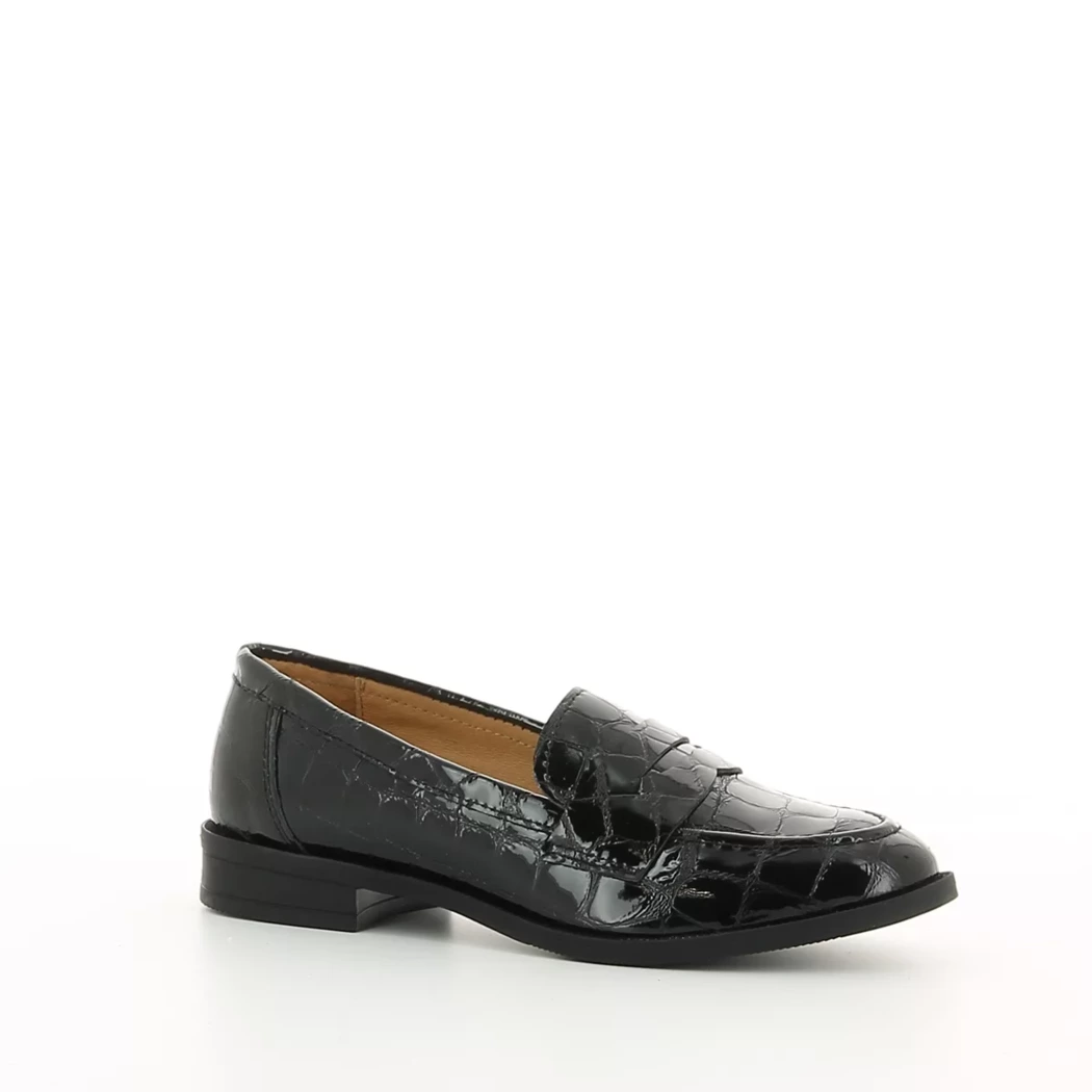 Image (1) de la chaussures Women Office - Mocassins Noir en Cuir vernis