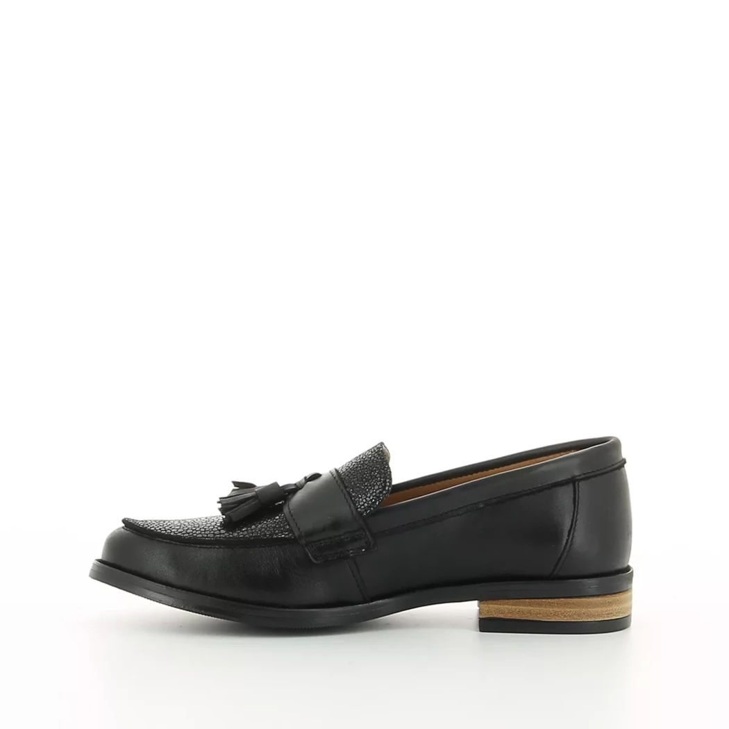 Image (4) de la chaussures Les Fees de Bengale - Mocassins Noir en Cuir synthétique