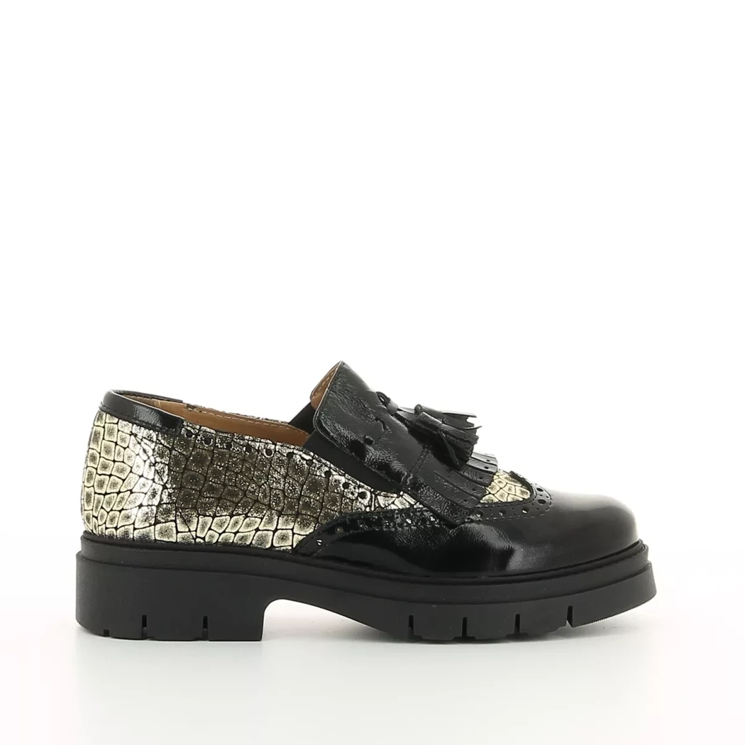 Image (2) de la chaussures Diabolo Studio - Mocassins Noir en Cuir vernis