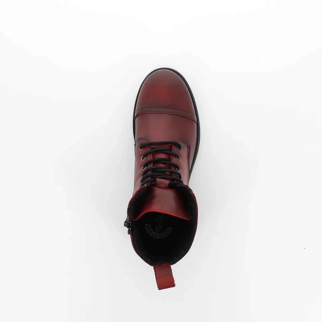 Image (6) de la chaussures Miss Boho - Bottines Rouge en Cuir Image (6) de la chaussures Miss Boho - Bottines Rouge en Cuir