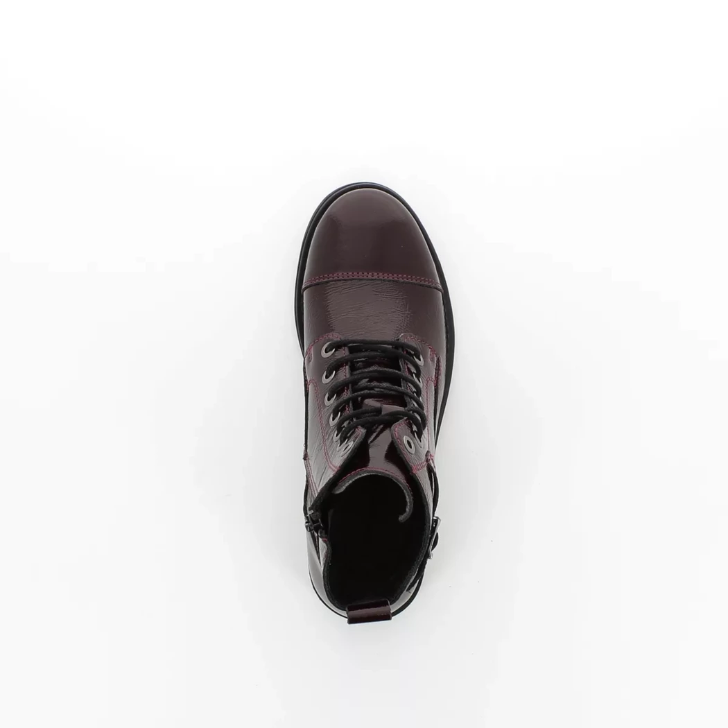 Image (6) de la chaussures Simplement B - Bottines Bordeaux en Cuir vernis Image (6) de la chaussures Simplement B - Bottines Bordeaux en Cuir vernis