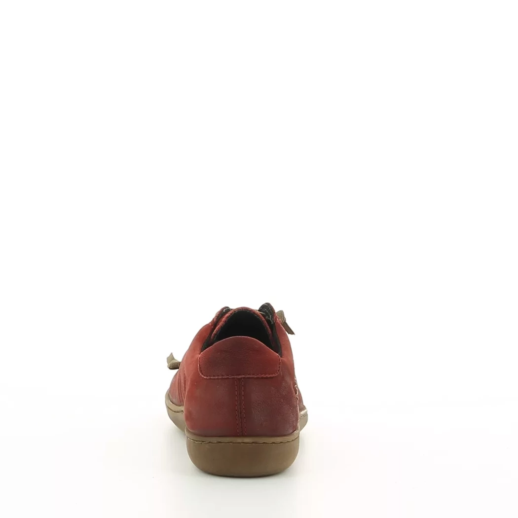 Image (3) de la chaussures Diabolo Studio - Baskets Rouge en Cuir