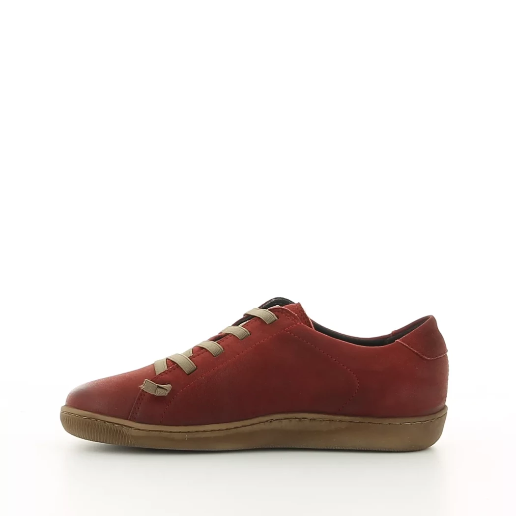 Image (4) de la chaussures Diabolo Studio - Baskets Rouge en Cuir