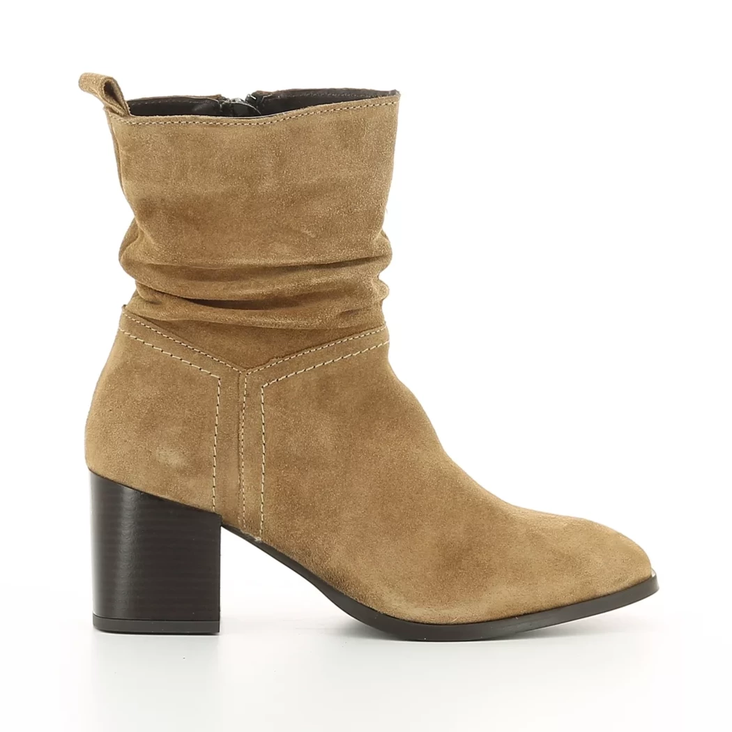 Image (2) de la chaussures Les Fees de Bengale - Boots Cuir naturel / Cognac en Cuir nubuck