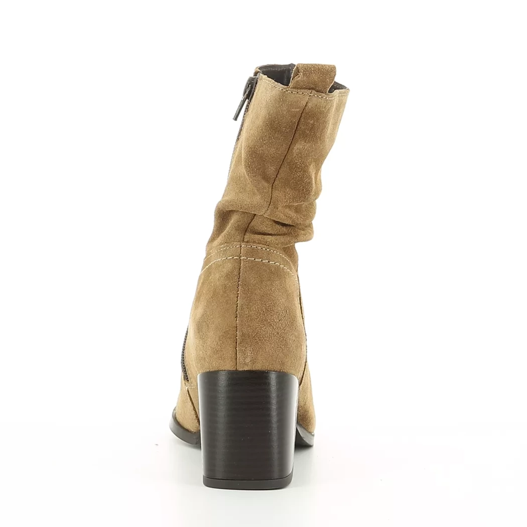 Image (3) de la chaussures Les Fees de Bengale - Boots Cuir naturel / Cognac en Cuir nubuck