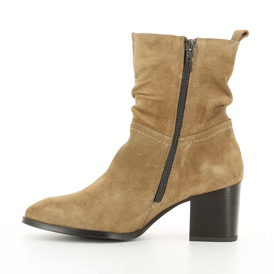Image (4) de la chaussures Les Fees de Bengale - Boots Cuir naturel / Cognac en Cuir nubuck