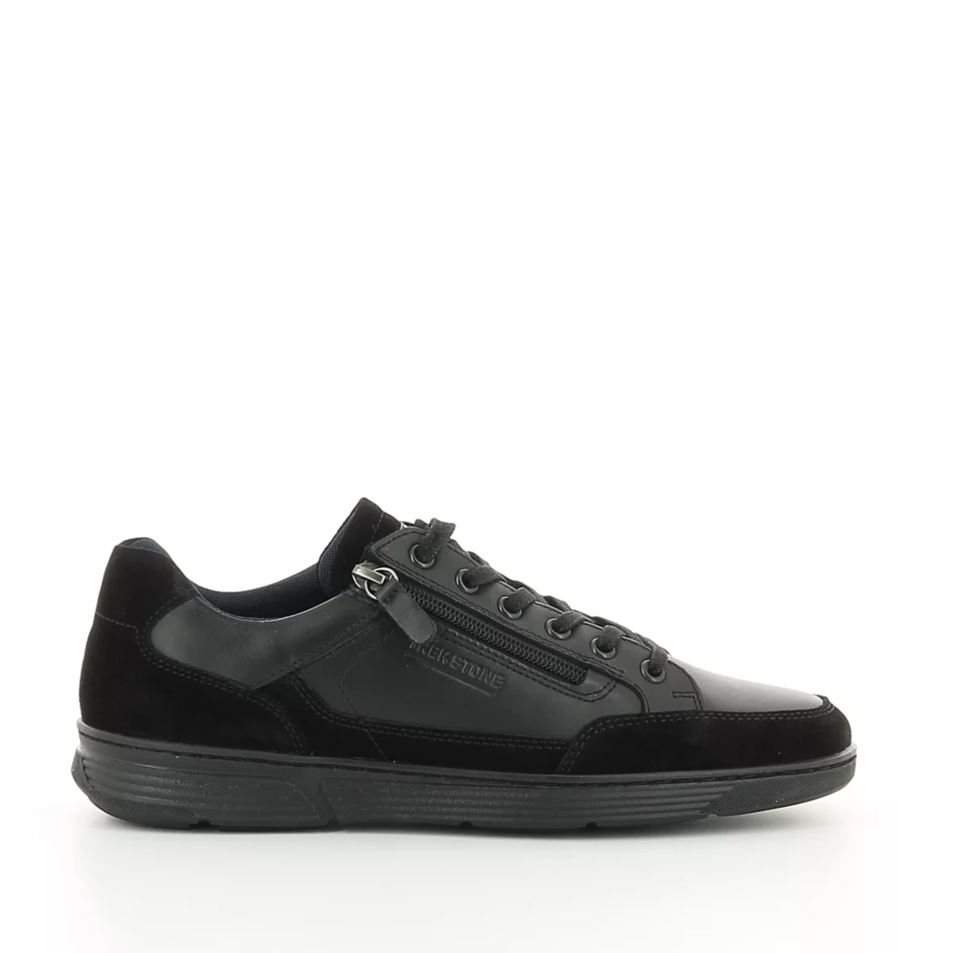 Image (2) de la chaussures Trek Stone - Baskets Noir en Cuir
