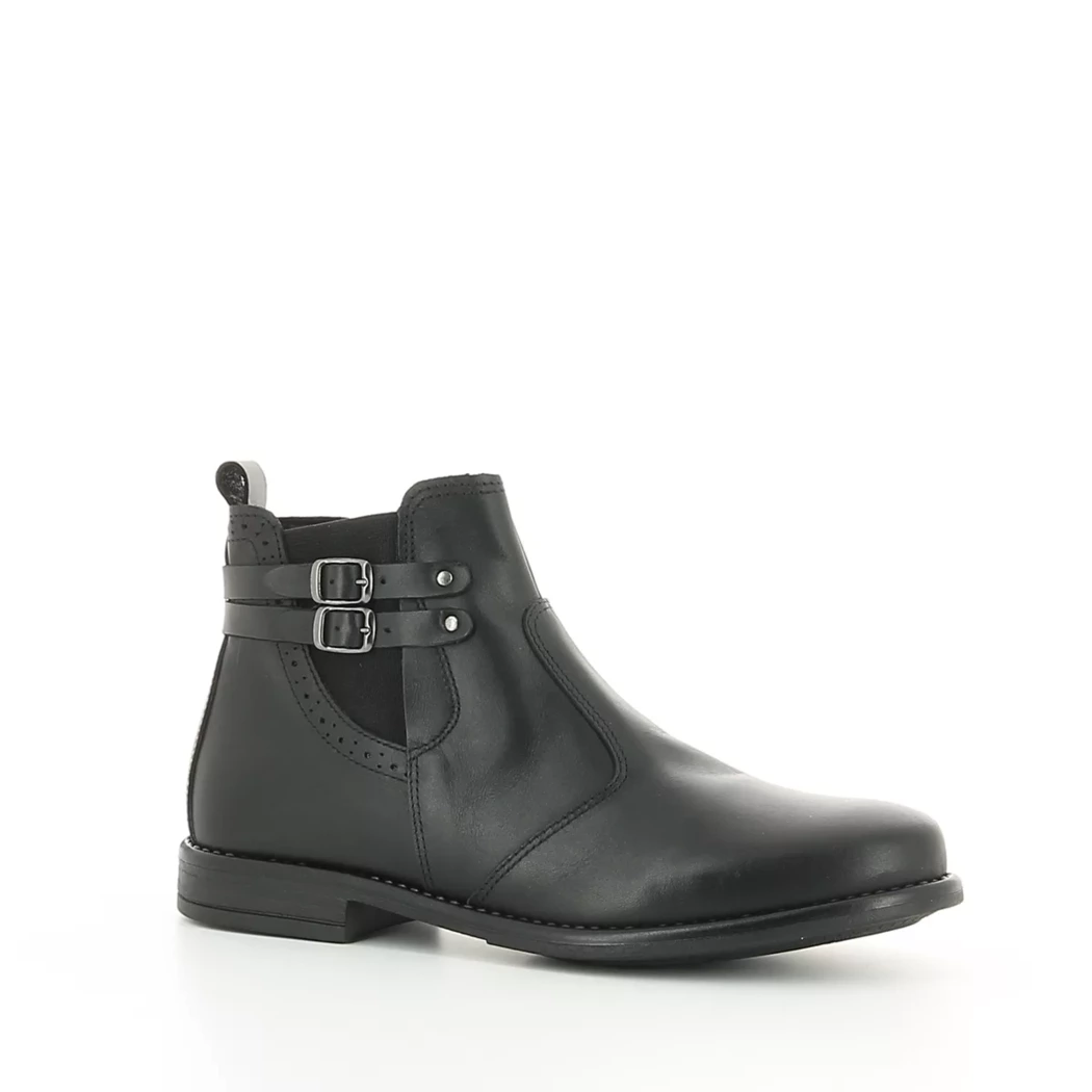 Image (1) de la chaussures Les Fees de Bengale - Boots Noir en Cuir